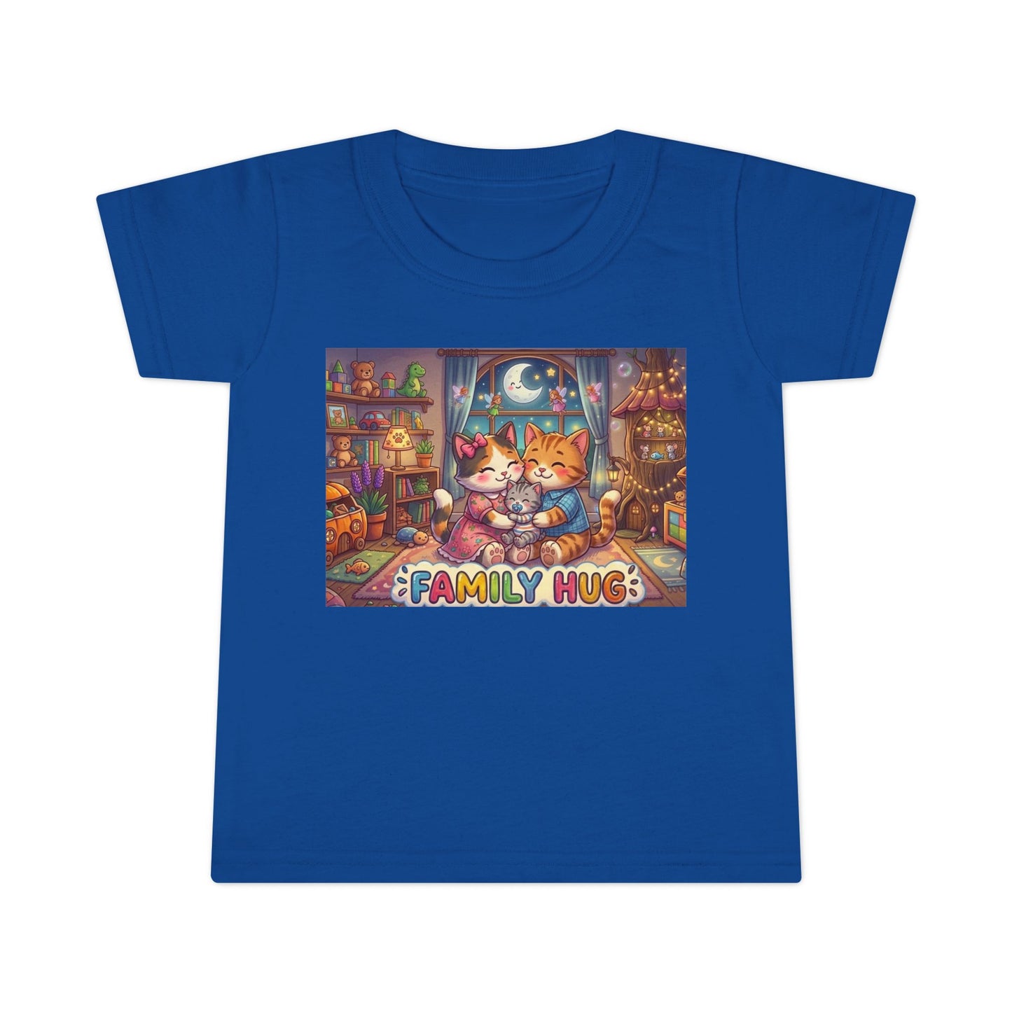 Family Hug Kitten Toddler T-shirt