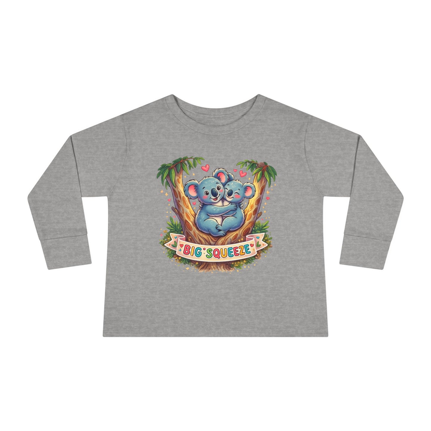 Big Squeeze Koala Toddler Long Sleeve Tee
