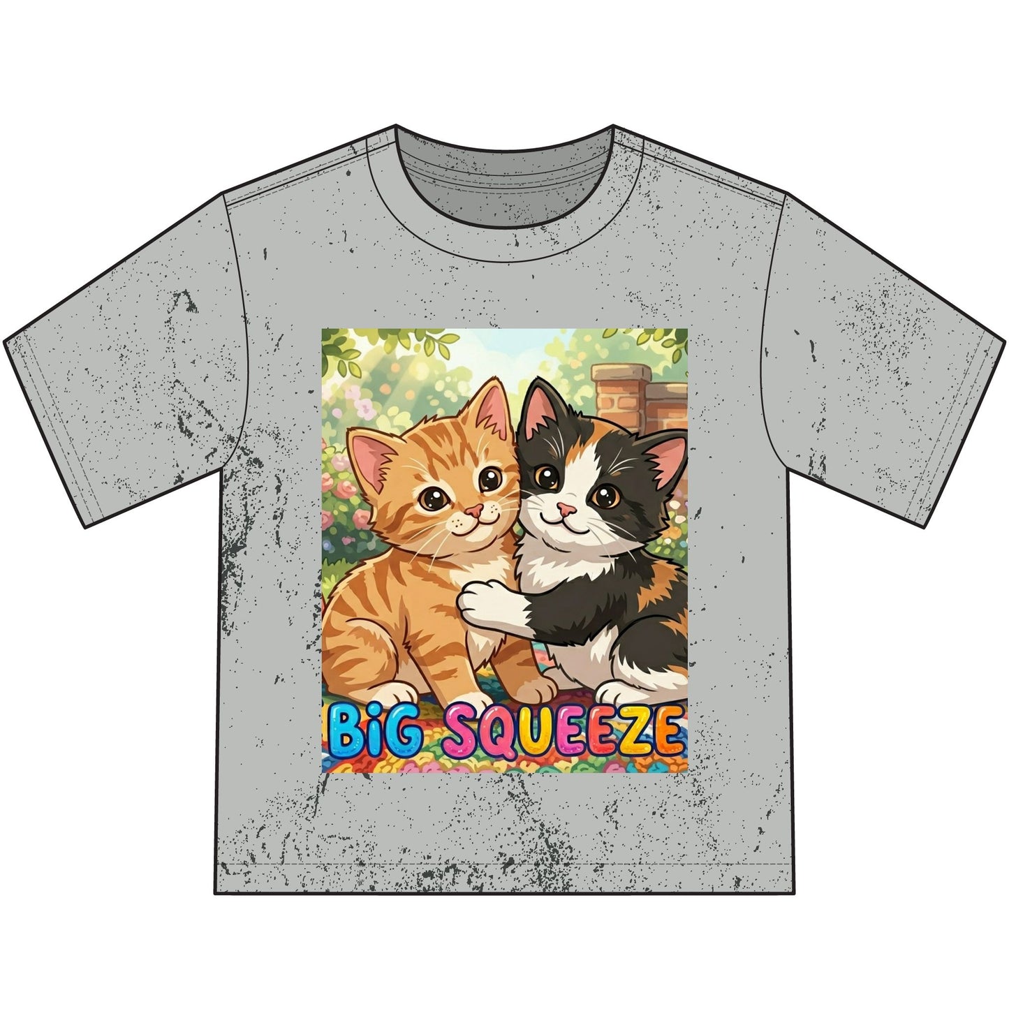 Big Squeeze Kitten Heavyweight Color Blast Youth T-Shirt