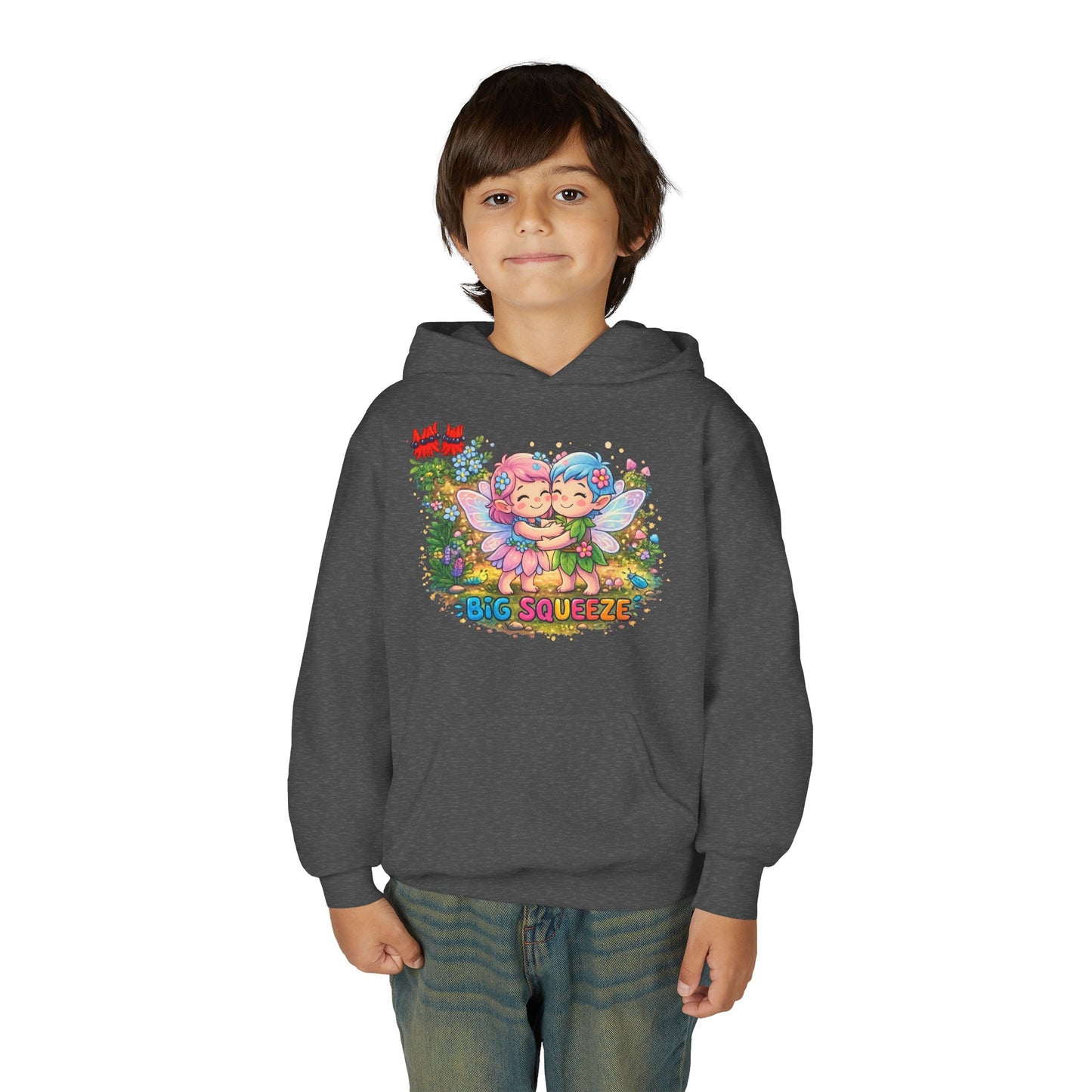 Big Squeeze Fairy Youth Heavy Blend Hooded Sweatshirt