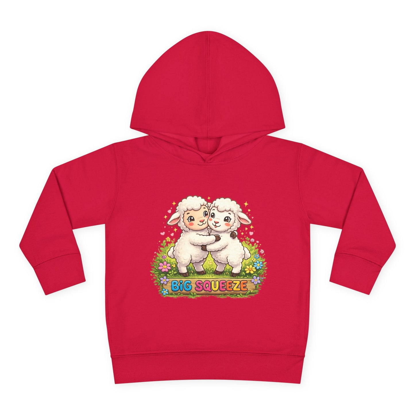 Big Squeeze Lamb Toddler Pullover Fleece Hoodie