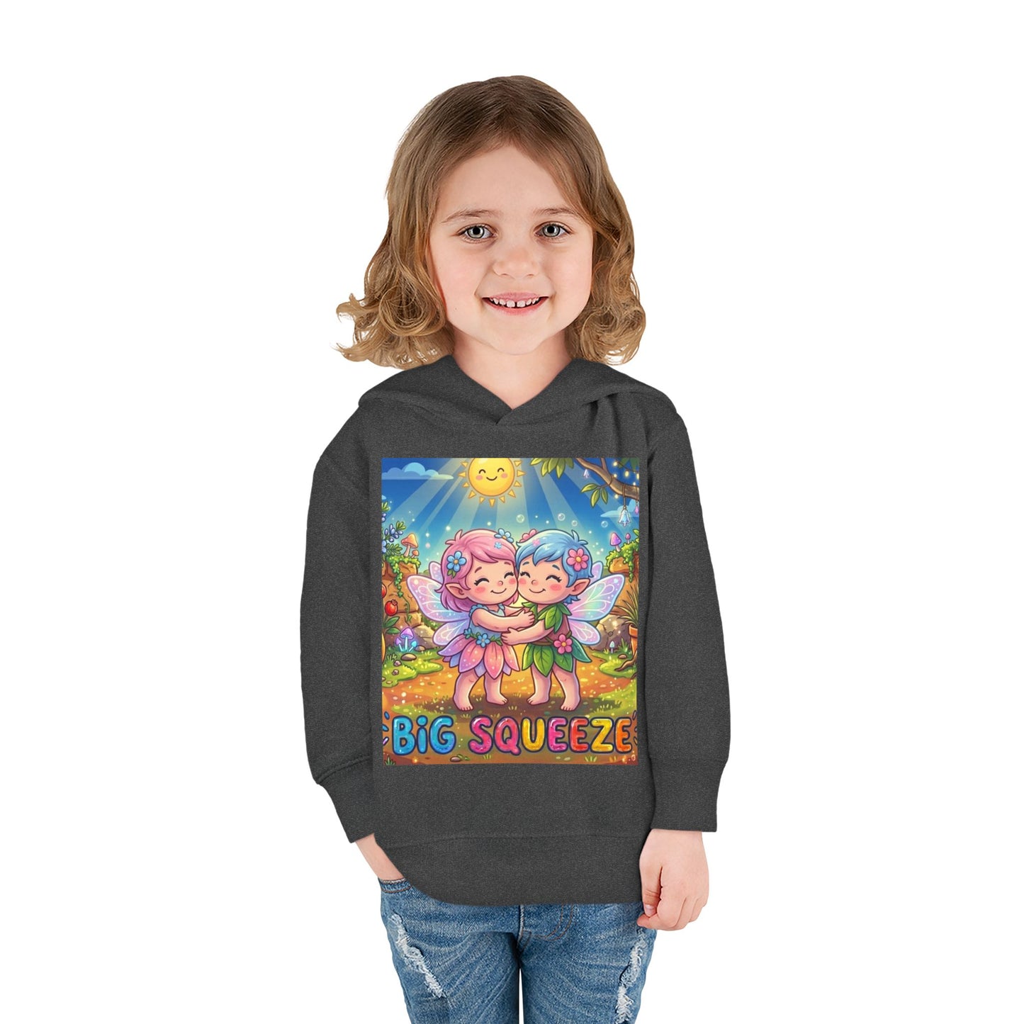 Big Squeeze Fairy Toddler Pullover Fleece Hoodie