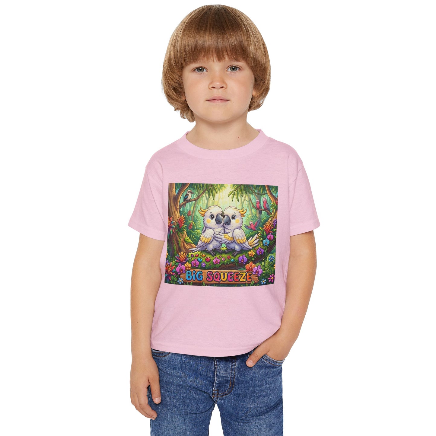 Big Squeeze Cockatoo Heavy Cotton™ Toddler T-shirt