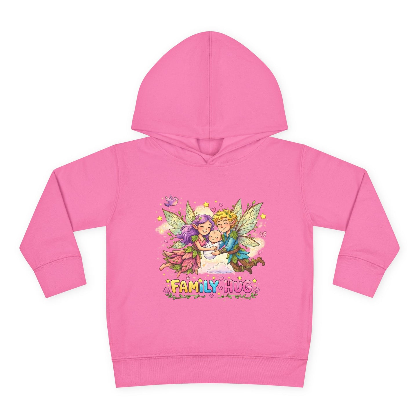 Family Hug Fairy Toddler Pullover Fleece Hoodie
