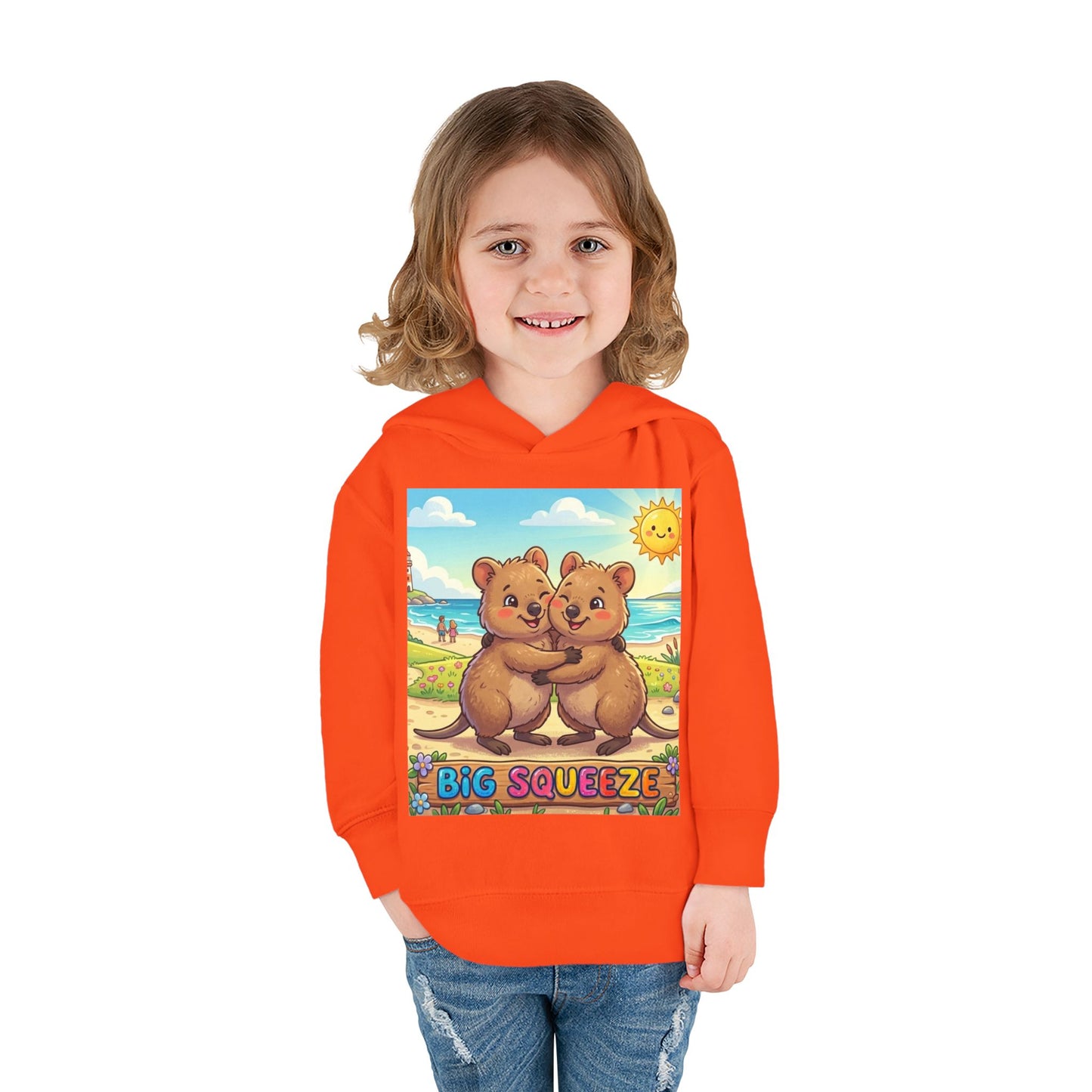 Big Squeeze Quokka Toddler Pullover Fleece Hoodie