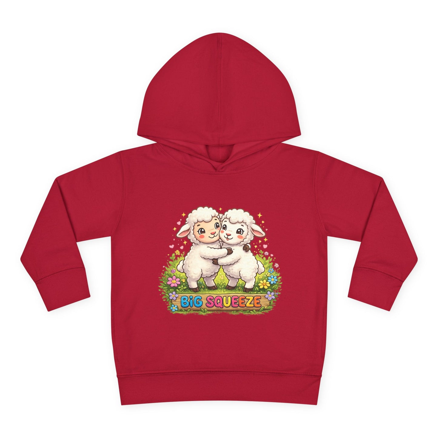Big Squeeze Lamb Toddler Pullover Fleece Hoodie