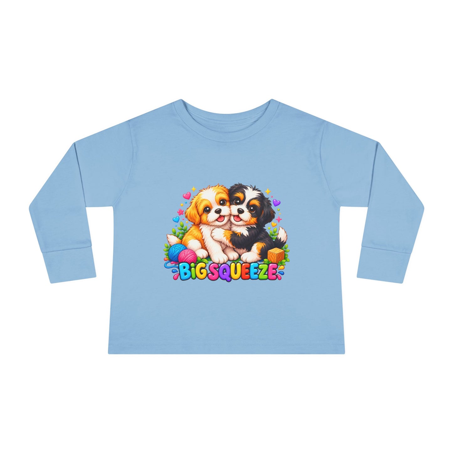 Big Squeeze Shih Tzu Toddler Long Sleeve Tee