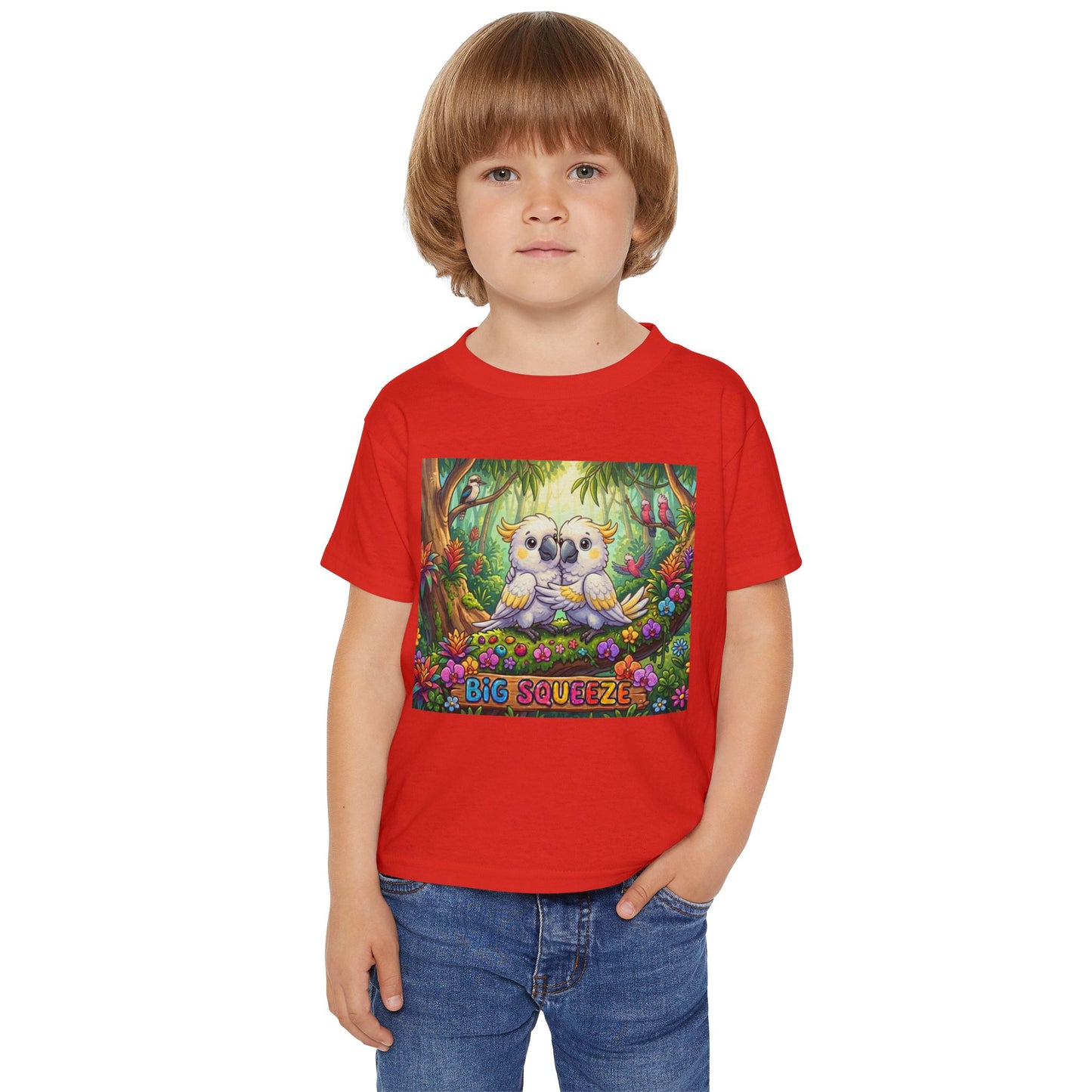 Big Squeeze Cockatoo Heavy Cotton™ Toddler T-shirt