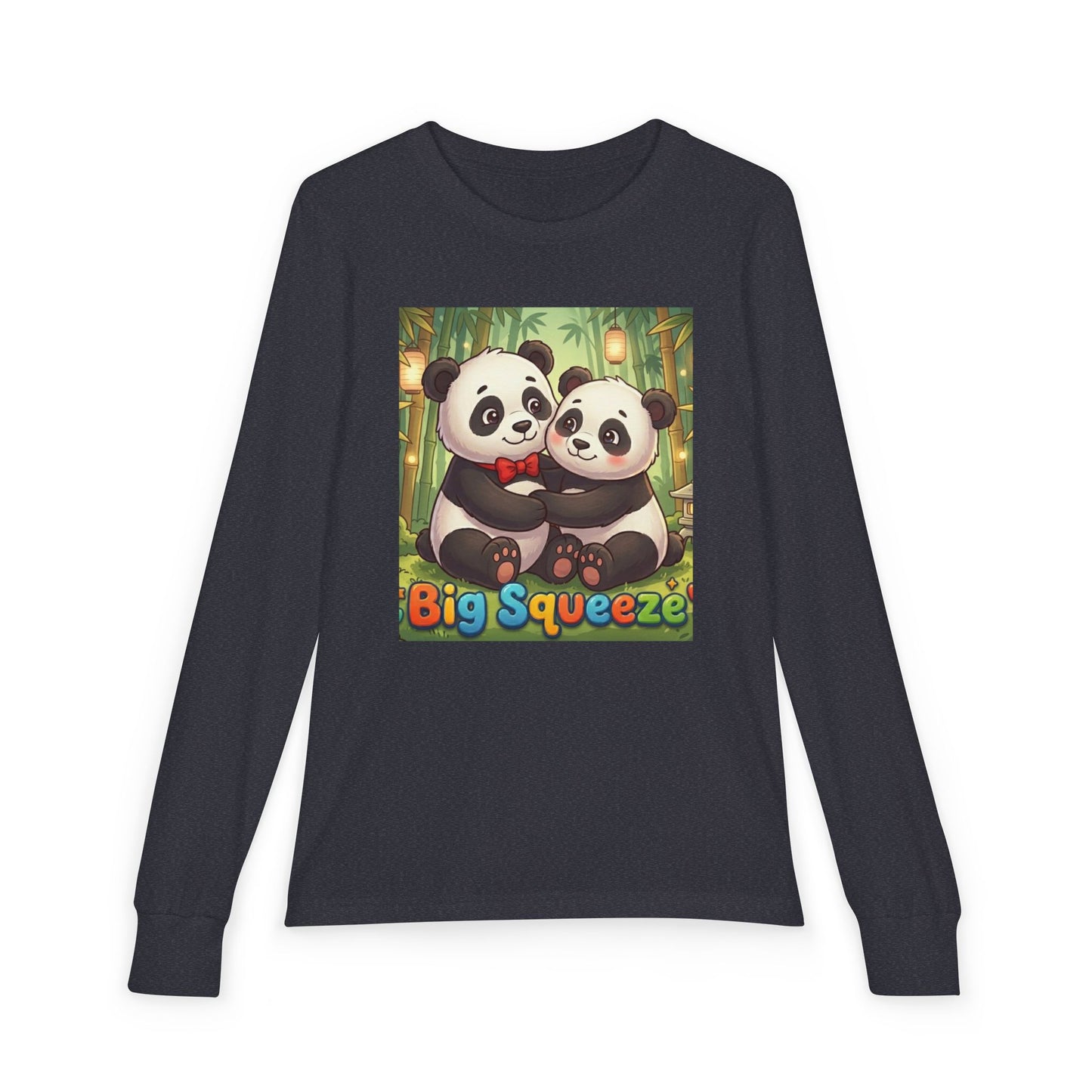 Big Squeeze Panda Youth Jersey Long Sleeve Tee