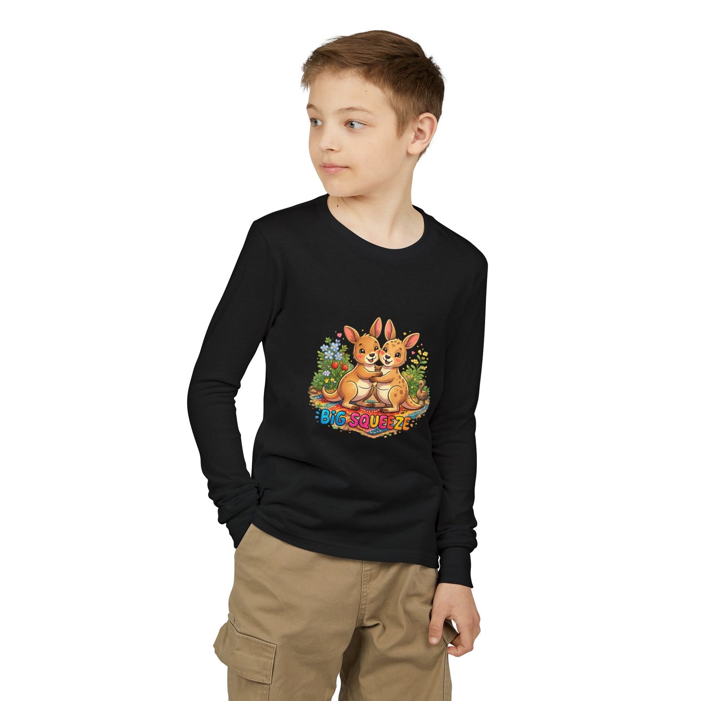 Big Squeeze Kangaroo Youth Jersey Long Sleeve Tee
