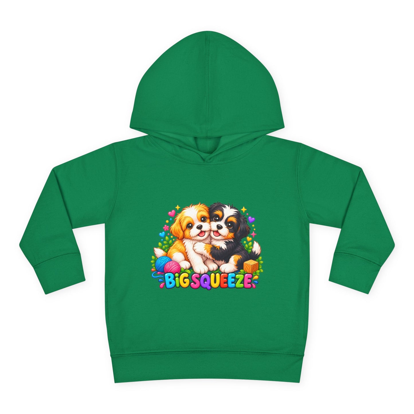 Big Squeeze Shih Tzu Toddler Pullover Fleece Hoodie