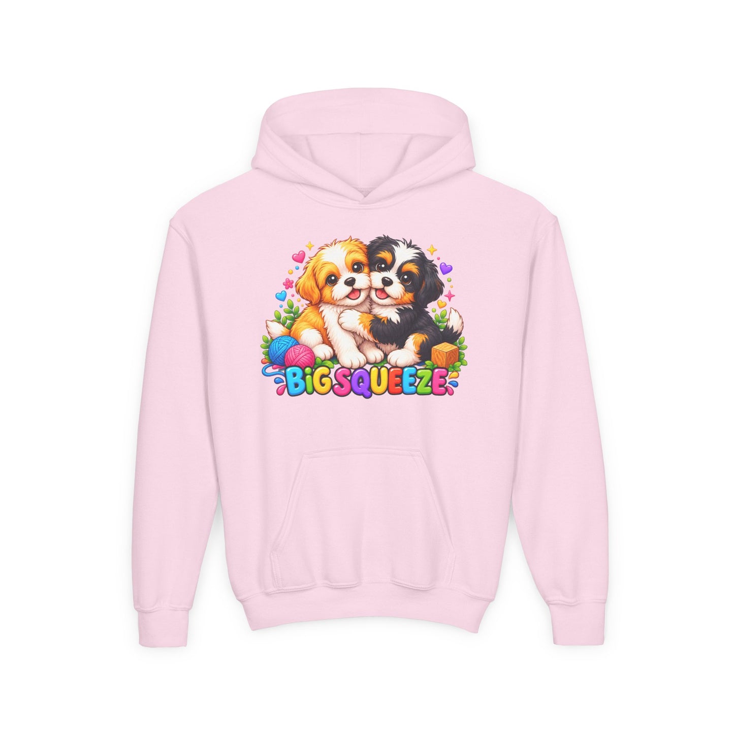 Big Squeeze Shih Tzu Youth Heavy Blend Hooded Sweatshirt