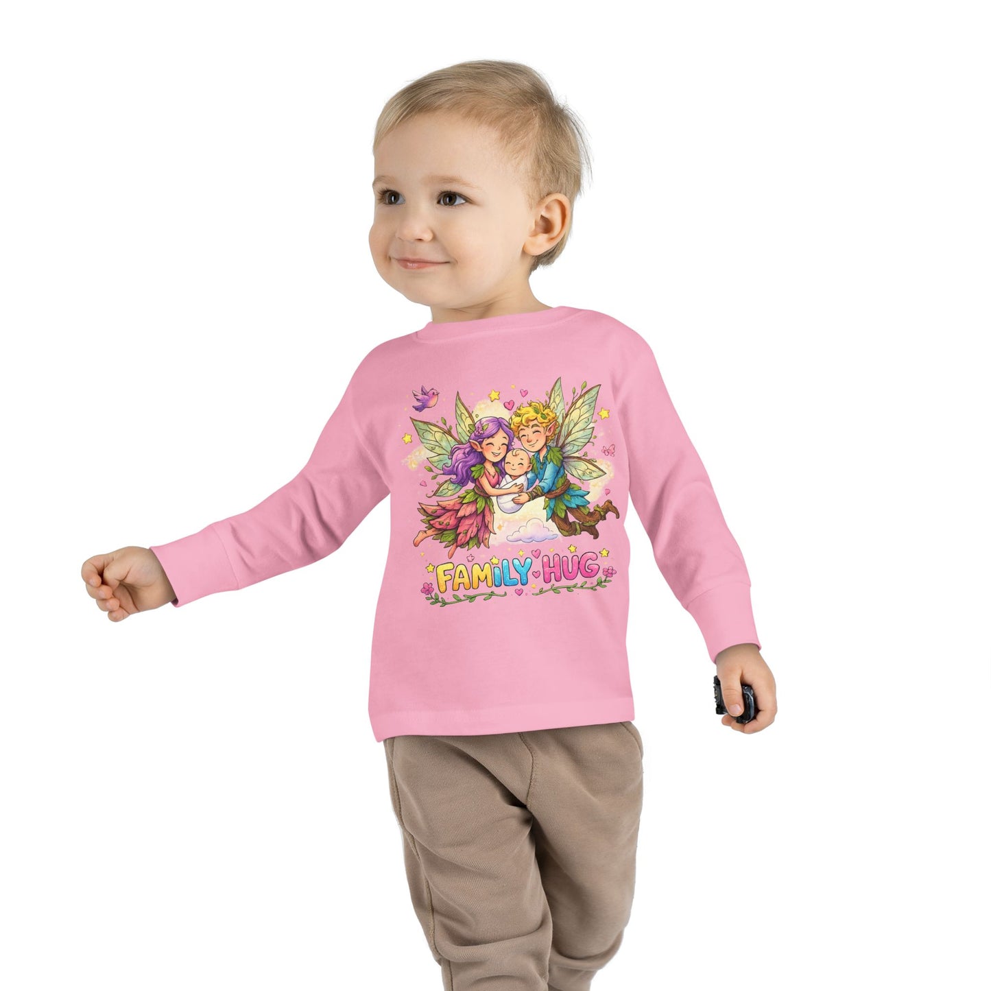 Family Hug Fairy Toddler Long Sleeve Tee