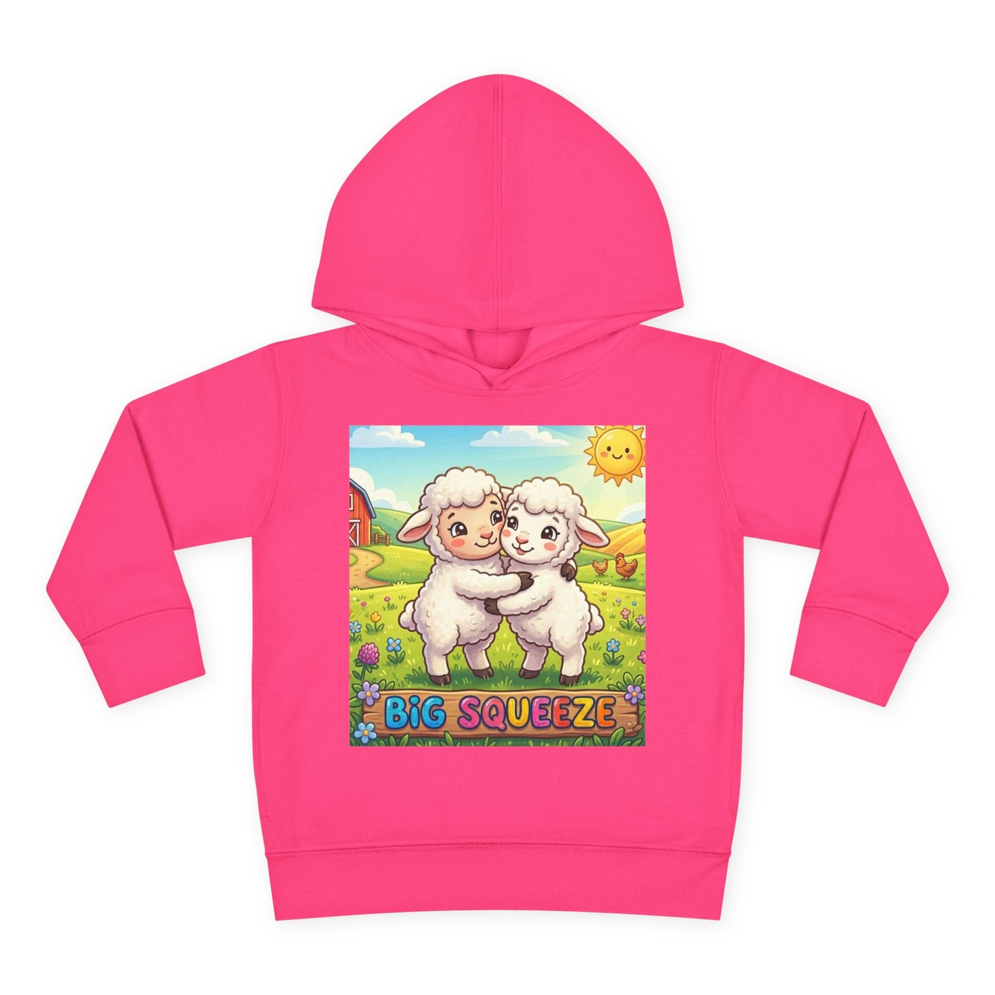 Big Squeeze Lamb Toddler Pullover Fleece Hoodie