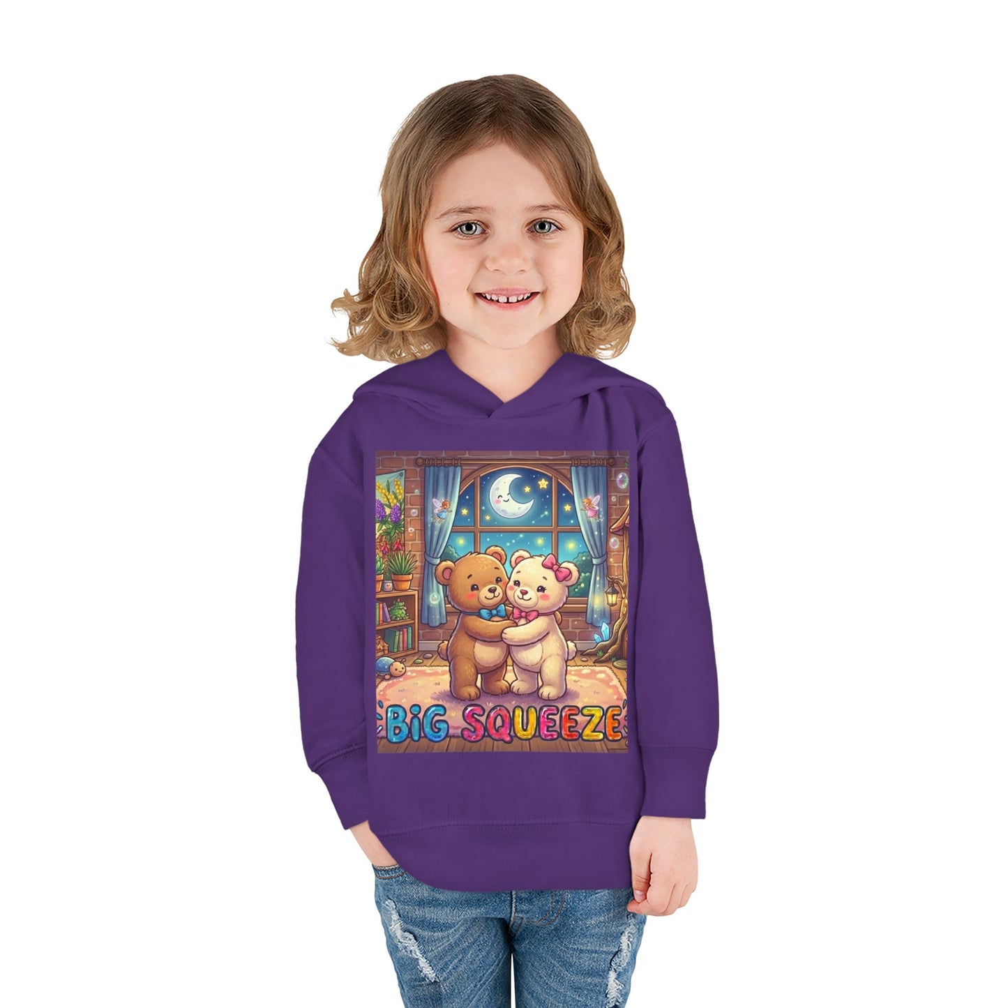 Big Squeeze Teddy Toddler Pullover Fleece Hoodie