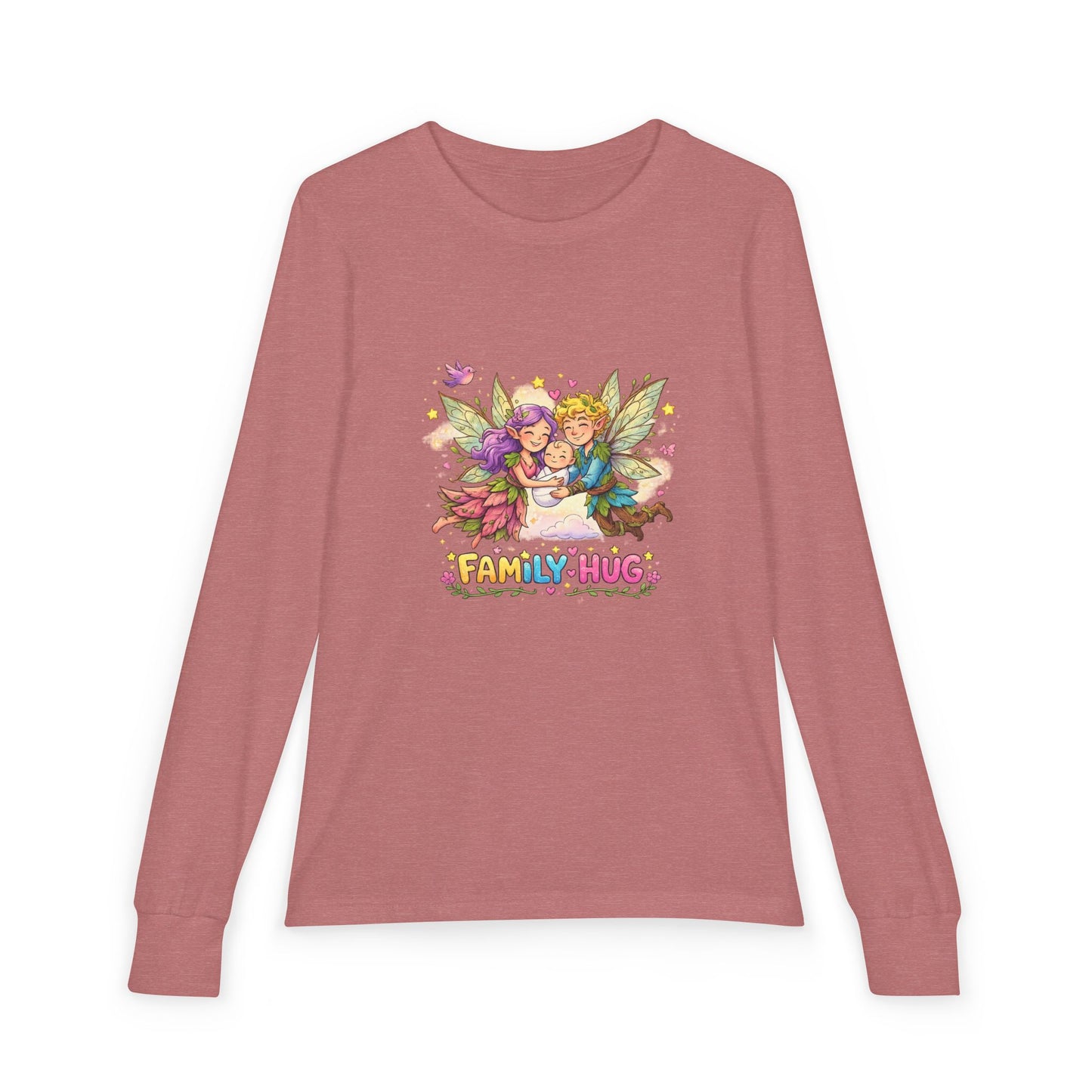 Family Hug Fairy Youth Jersey Long Sleeve Tee