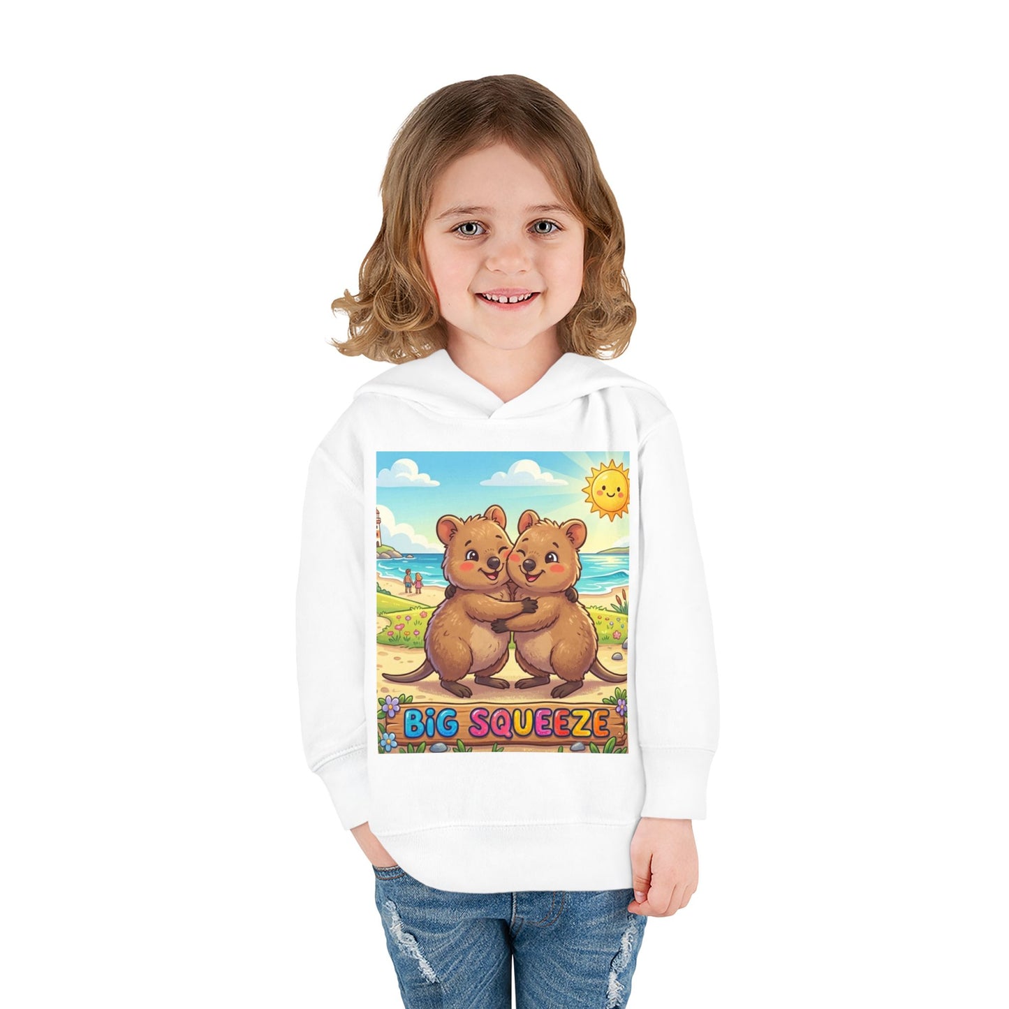 Big Squeeze Quokka Toddler Pullover Fleece Hoodie