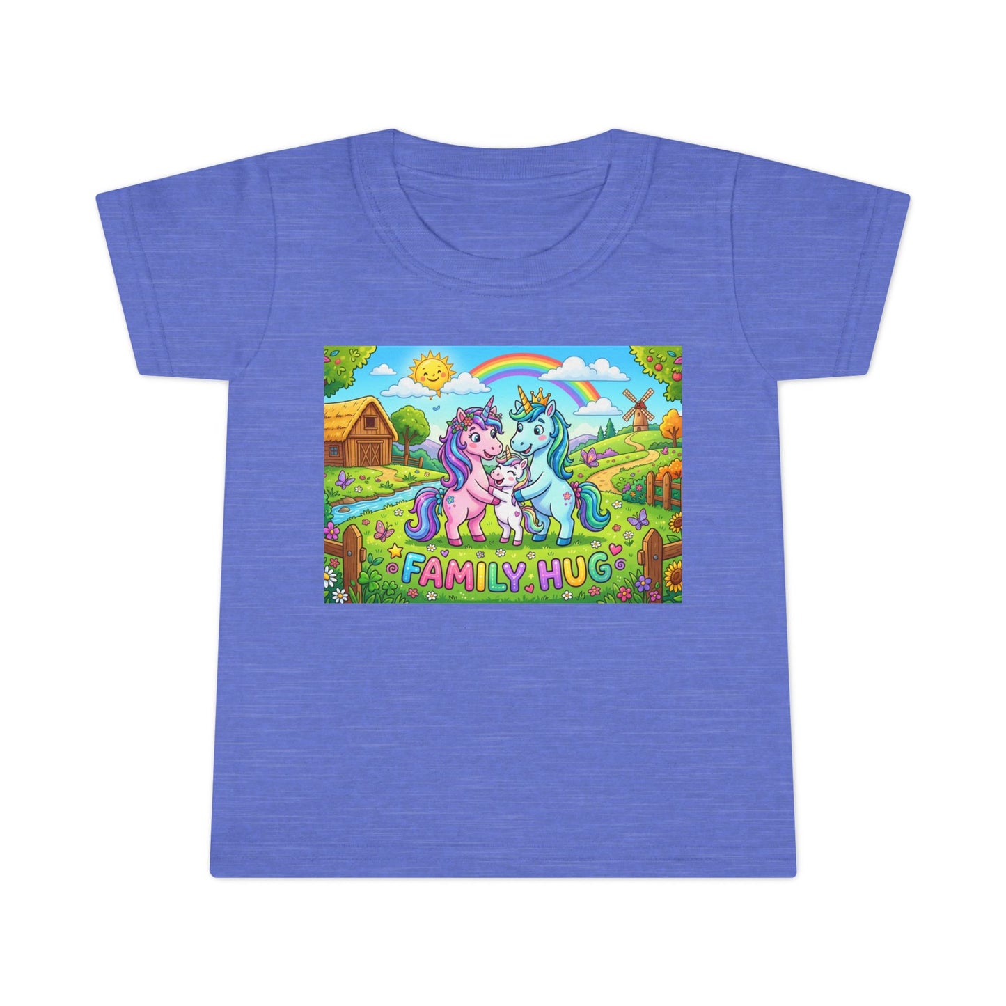 Family Hug Unicorn Toddler T-shirt