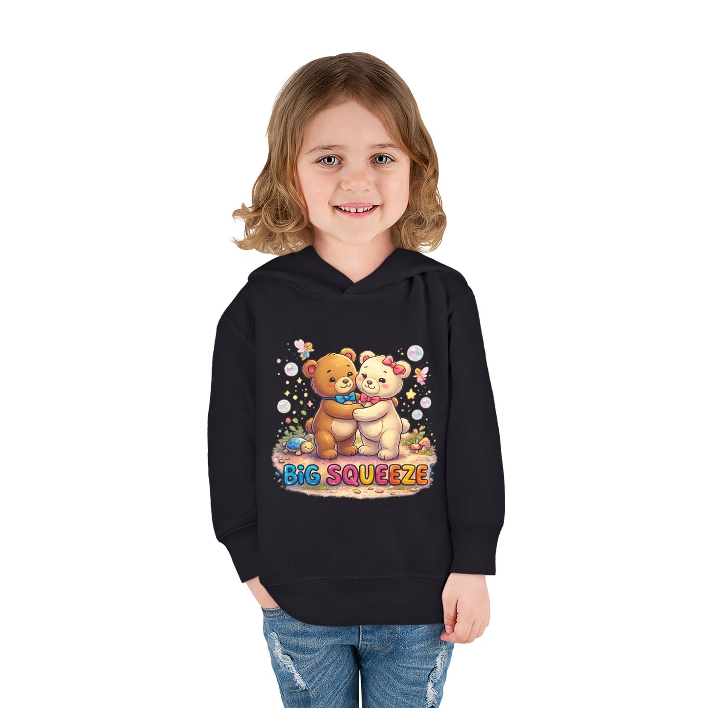 Big Squeeze Teddy Toddler Pullover Fleece Hoodie
