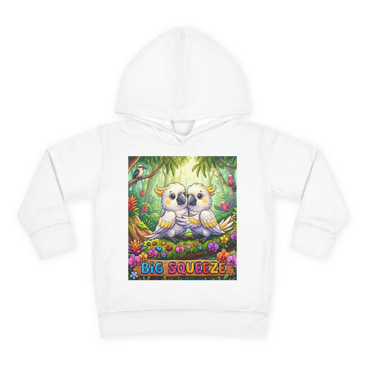 Big Squeeze Cockatoo Toddler Pullover Fleece Hoodie