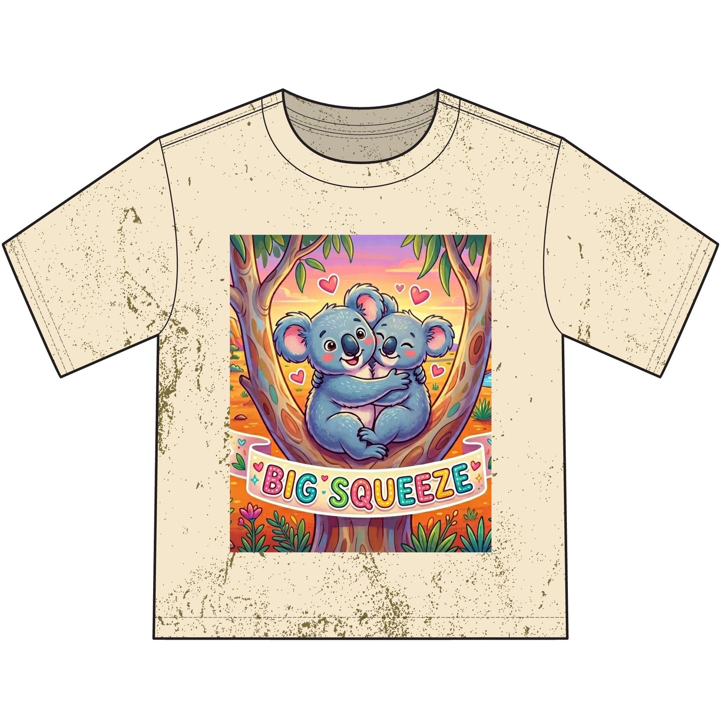 Big Squeeze Koala Heavyweight Color Blast Youth T-Shirt