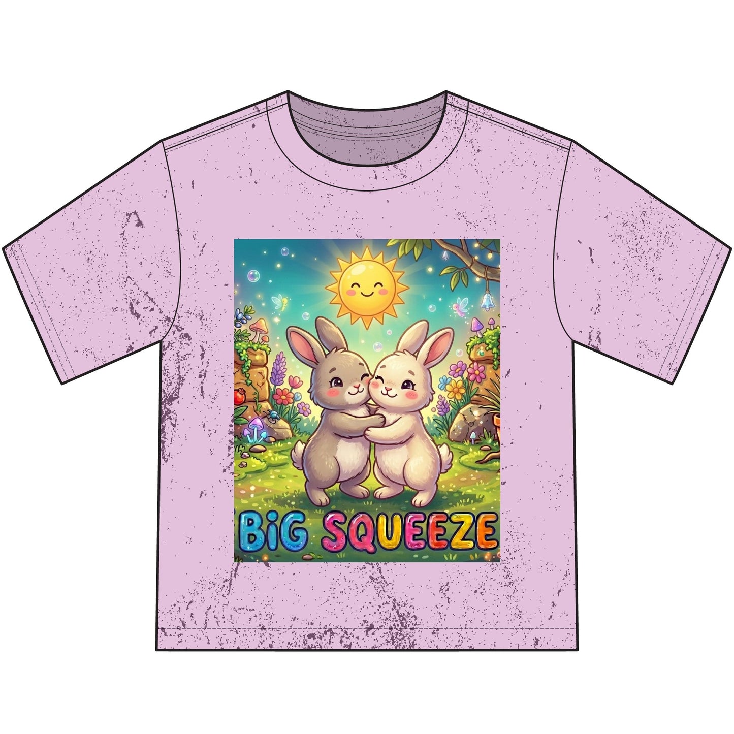 Big Squeeze Bunny Heavyweight Color Blast Youth T-Shirt