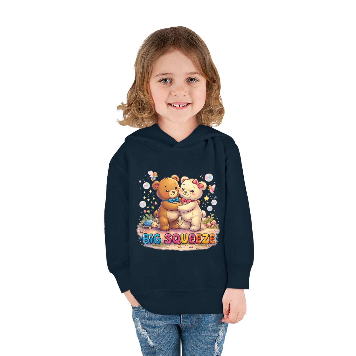 Big Squeeze Teddy Toddler Pullover Fleece Hoodie