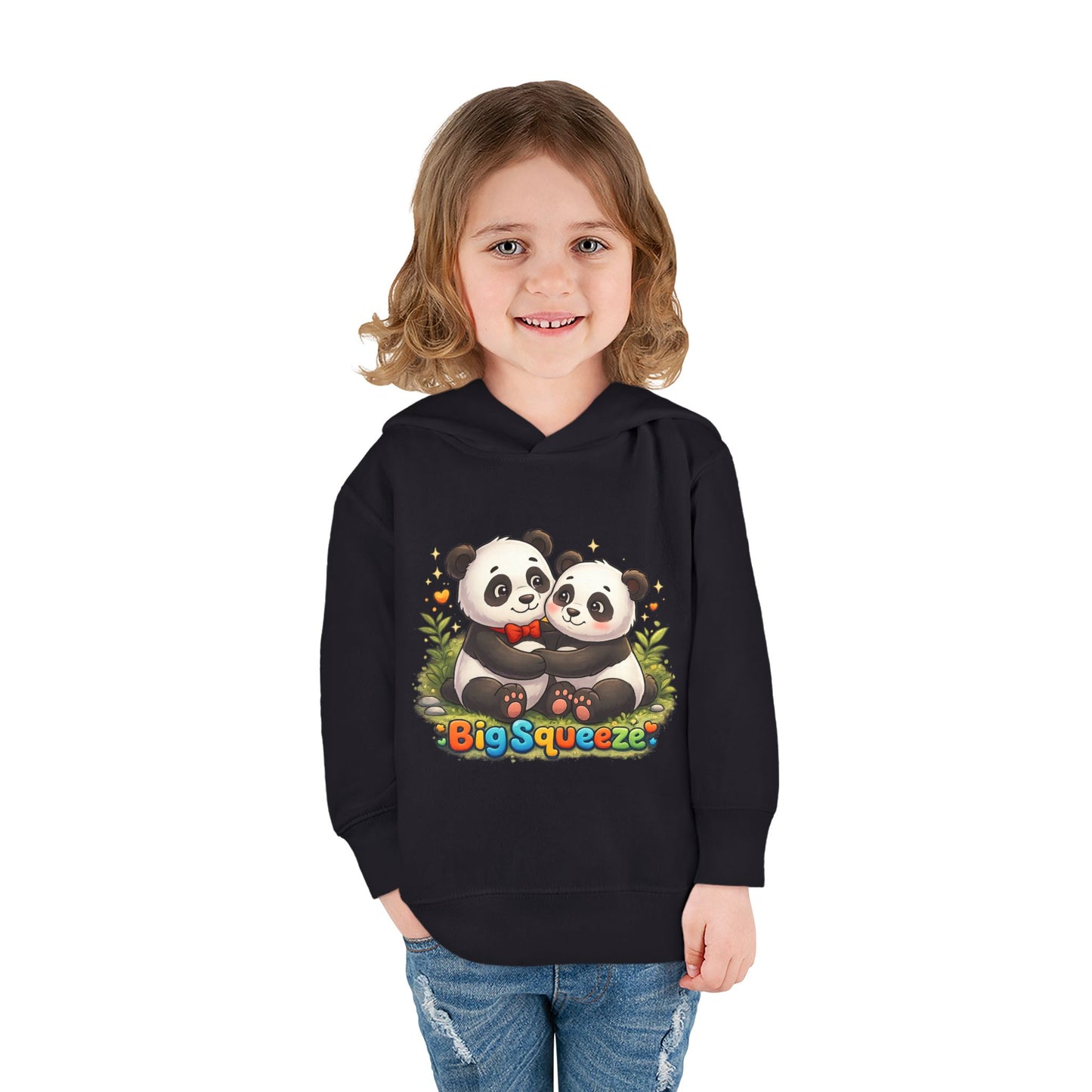 Big Squeeze Panda Toddler Pullover Fleece Hoodie
