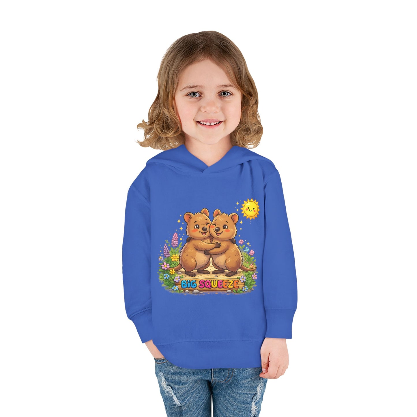 Big Squeeze Quokka Toddler Pullover Fleece Hoodie