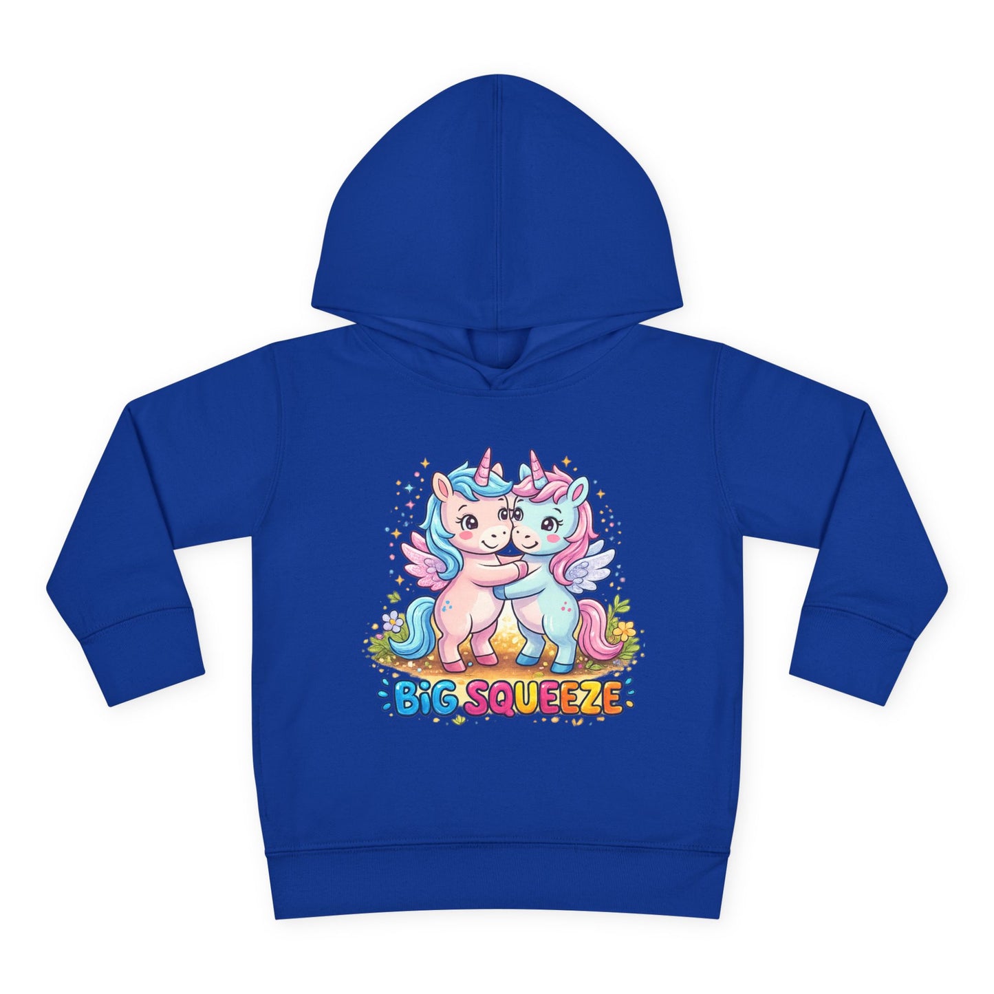 Big Squeeze Unicorn Toddler Pullover Fleece Hoodie