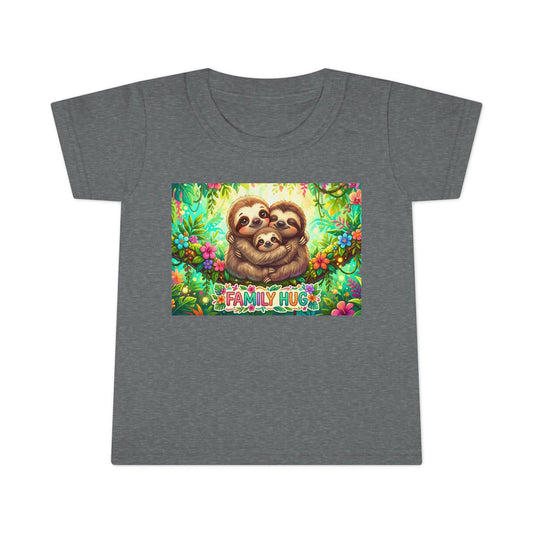 Family Hug Sloth Toddler T-shirt