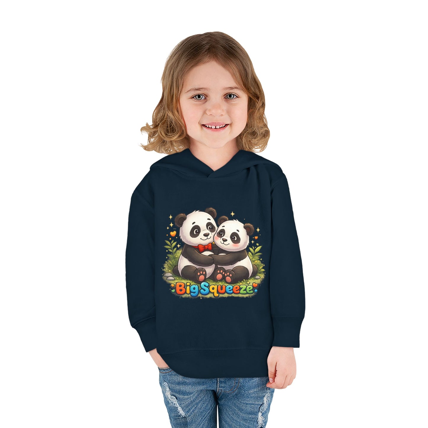 Big Squeeze Panda Toddler Pullover Fleece Hoodie