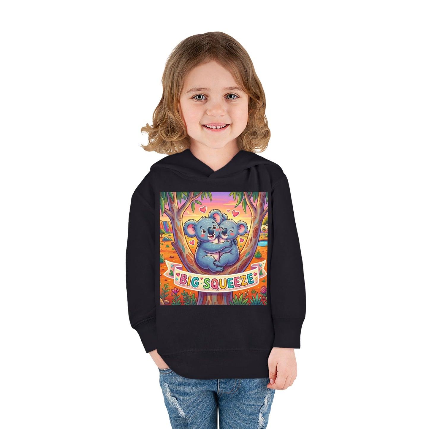 Big Squeeze Koala Toddler Pullover Fleece Hoodie