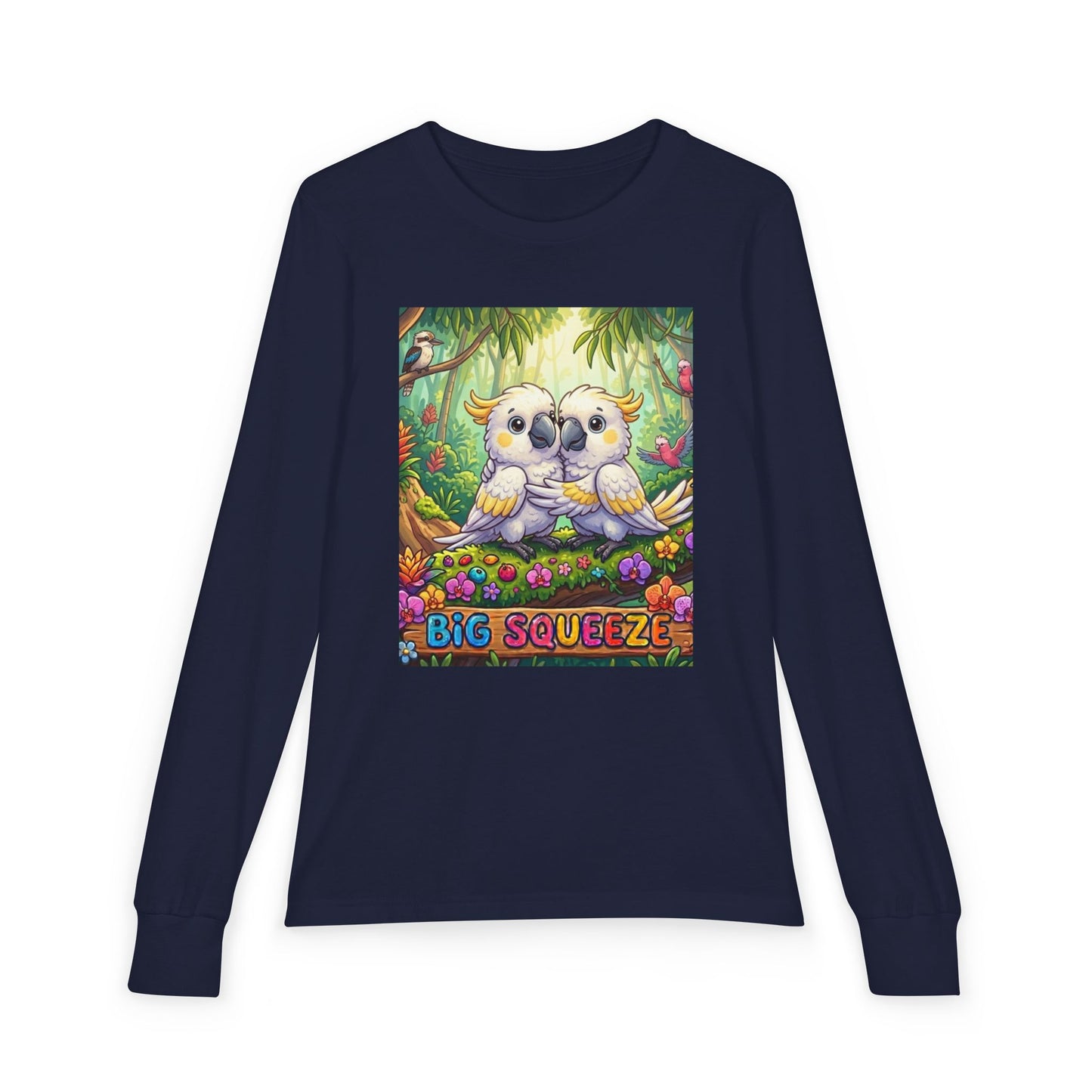 Big Squeeze Cockatoo Youth Jersey Long Sleeve Tee