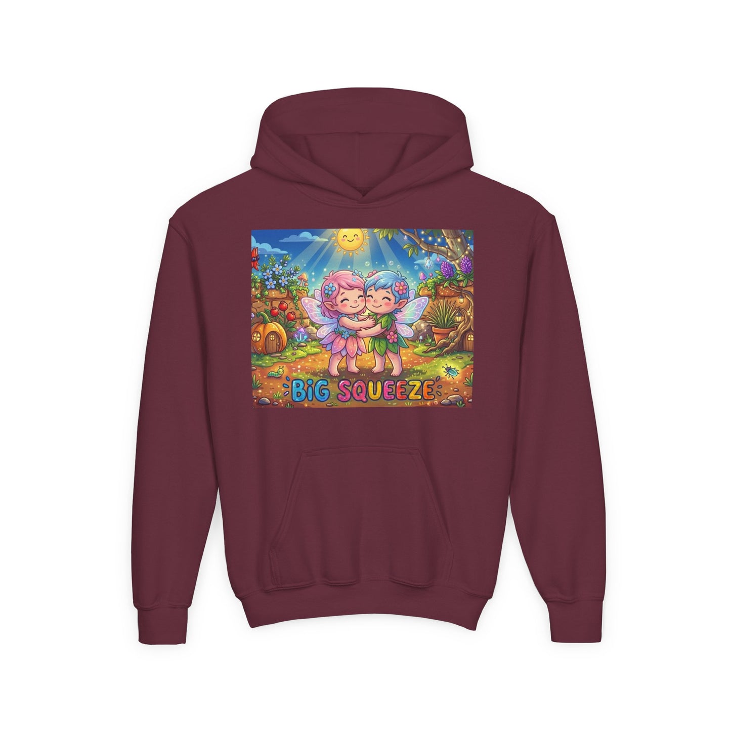 Big Squeeze Fairy Youth Heavy Blend Hooded Sweatshirt