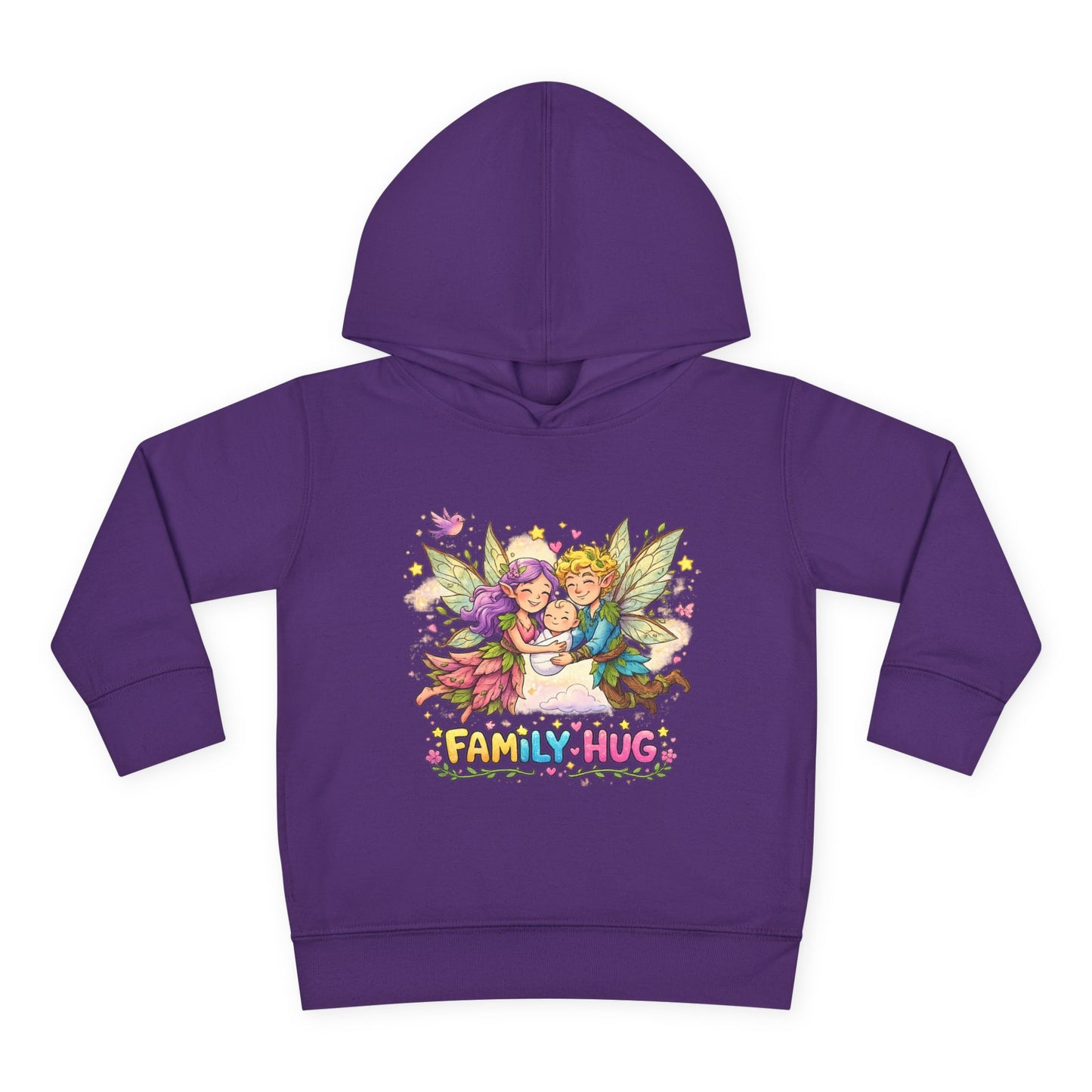 Family Hug Fairy Toddler Pullover Fleece Hoodie