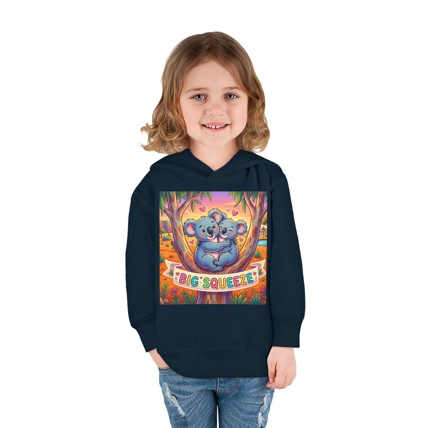 Big Squeeze Koala Toddler Pullover Fleece Hoodie