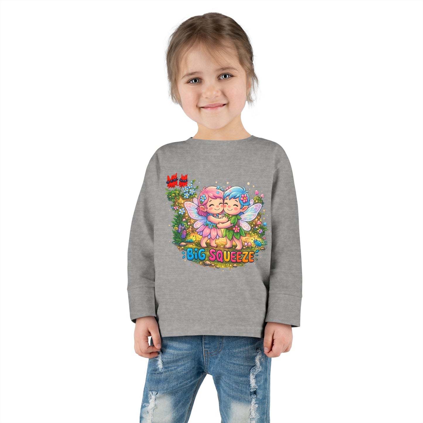 Big Squeeze Fairy Toddler Long Sleeve Tee