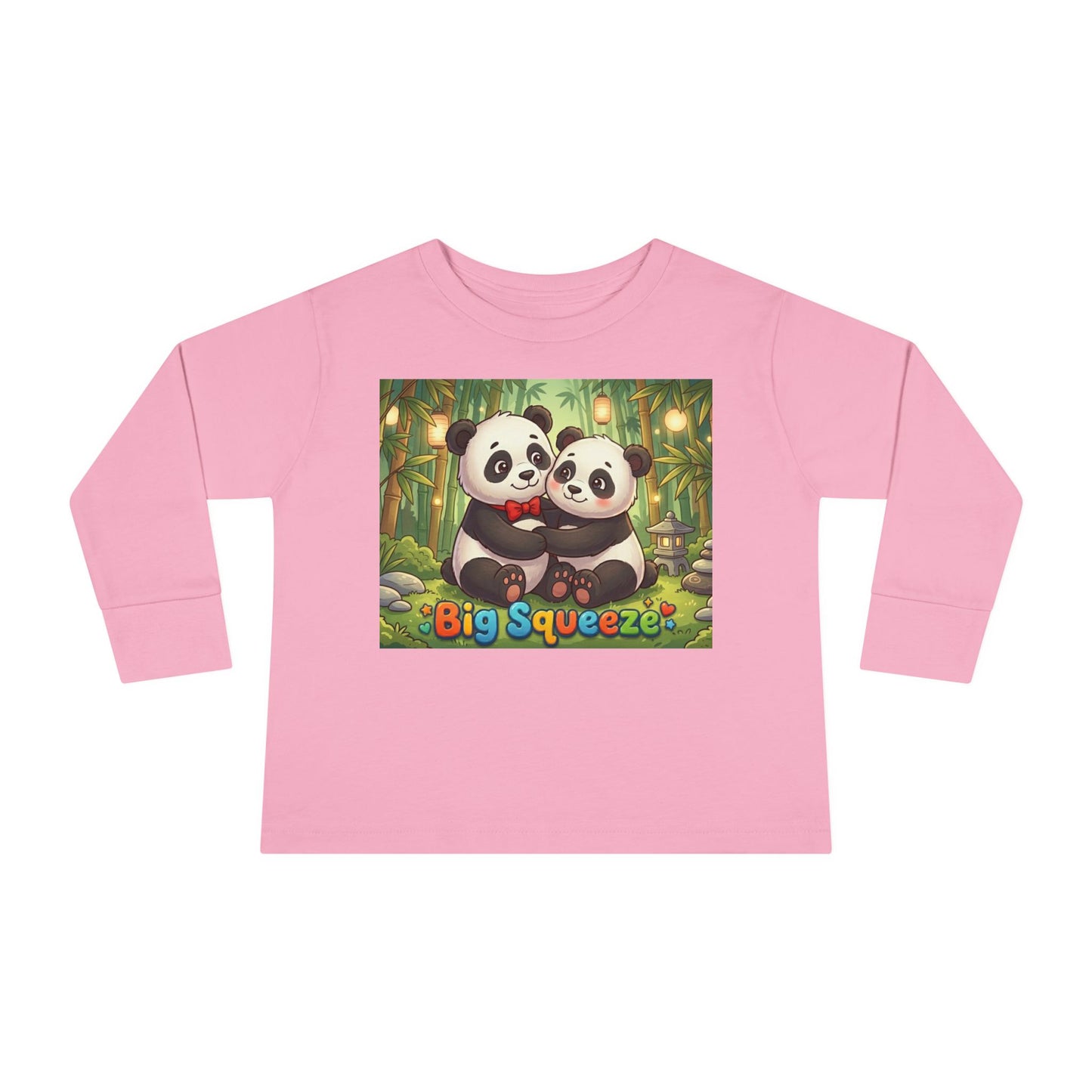 Big Squeeze Panda Toddler Long Sleeve Tee