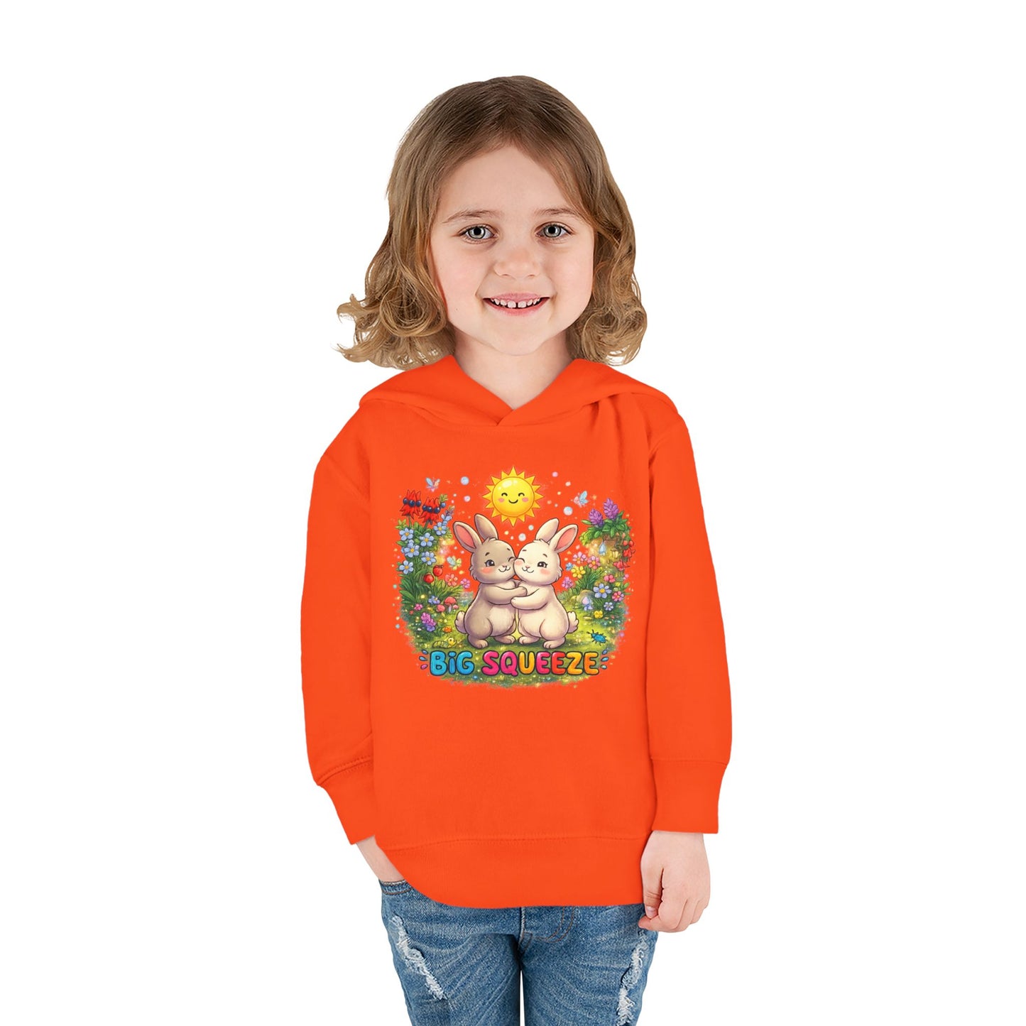 Big Squeeze Bunny Toddler Pullover Fleece Hoodie