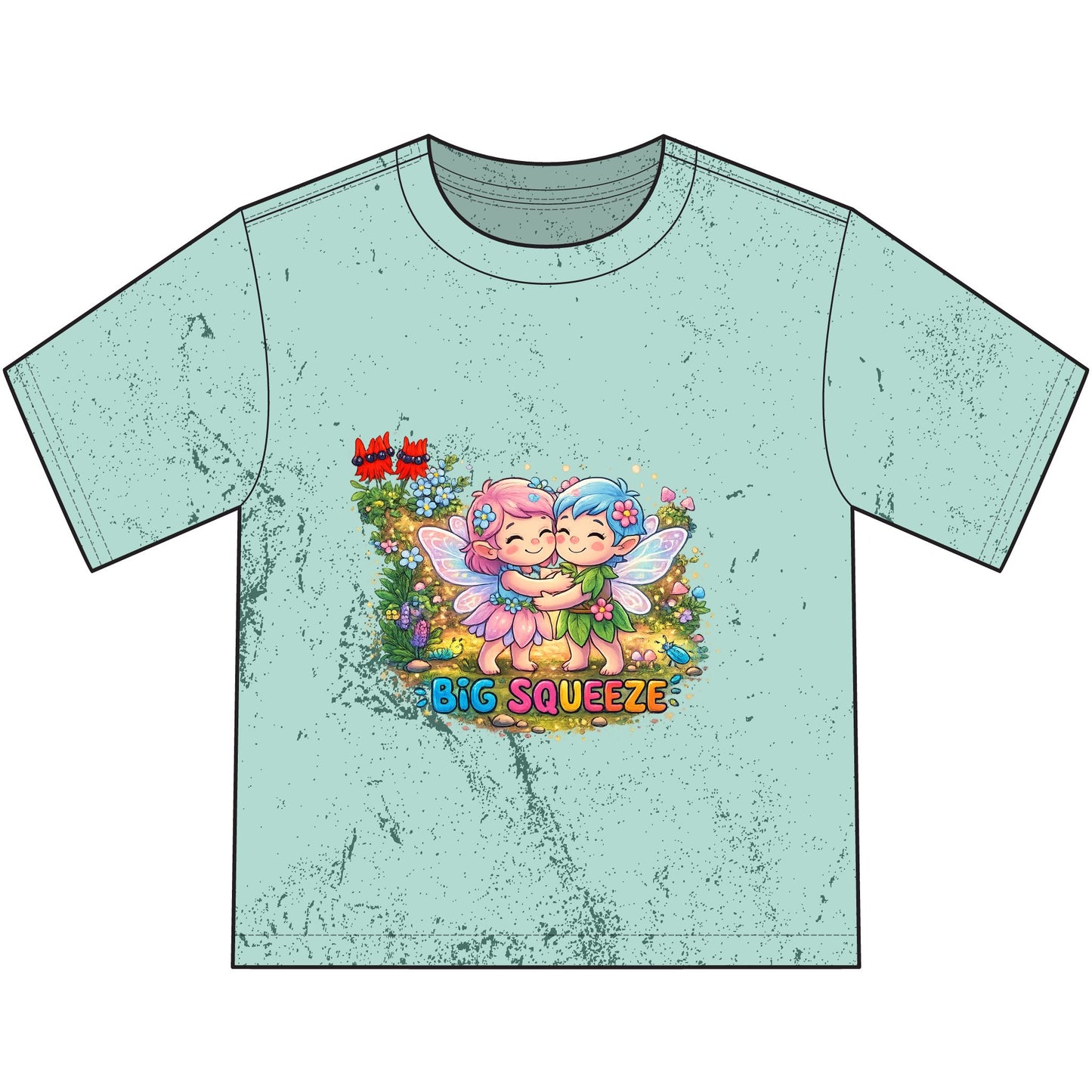 Big Squeeze Fairy Heavyweight Color Blast Youth T-Shirt