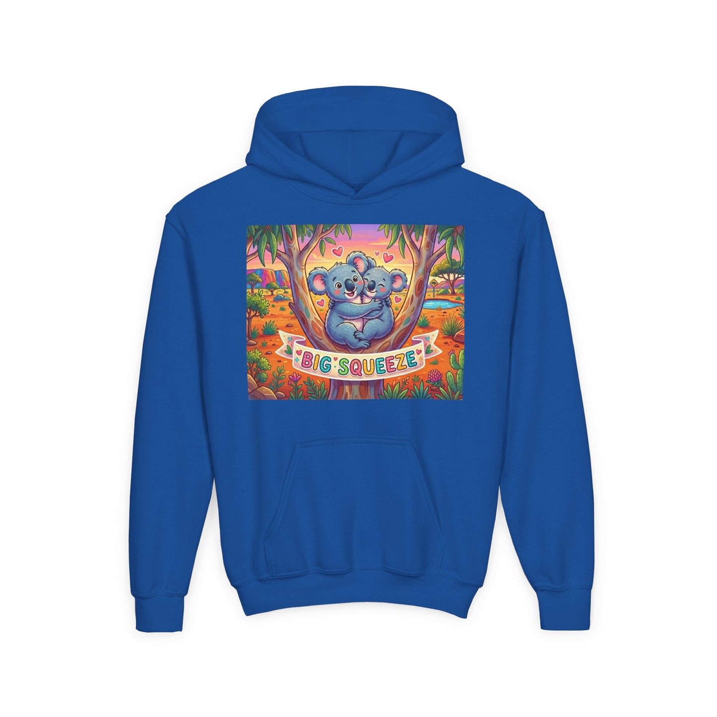 Big Squeeze Koala Youth Heavy Blend Hooded Sweatshirt
