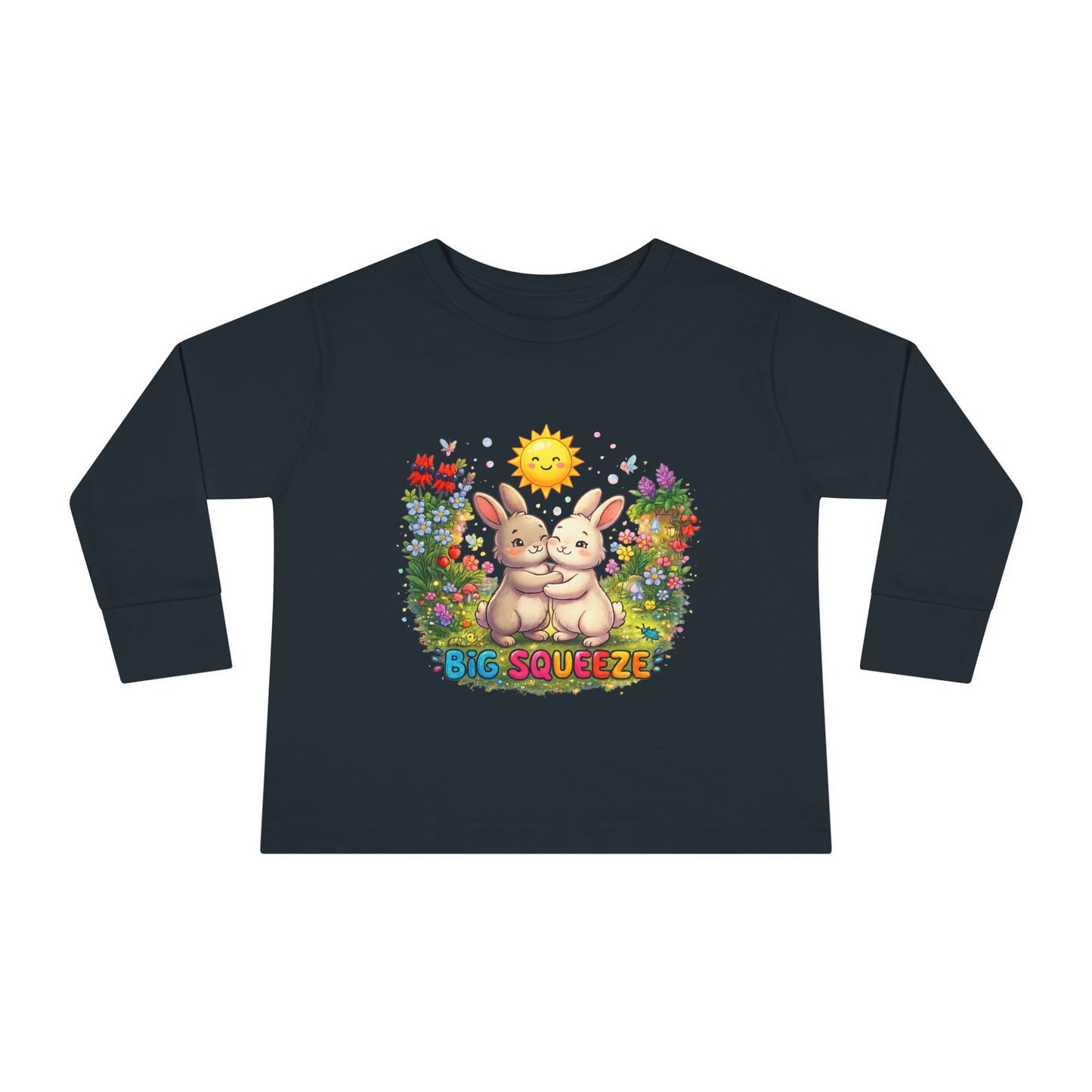 Big Squeeze Bunny Toddler Long Sleeve Tee