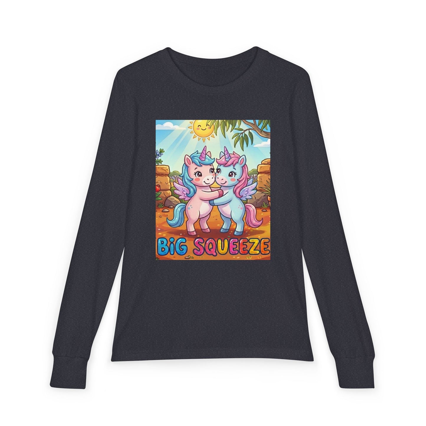 Big Squeeze Unicorn Youth Jersey Long Sleeve Tee
