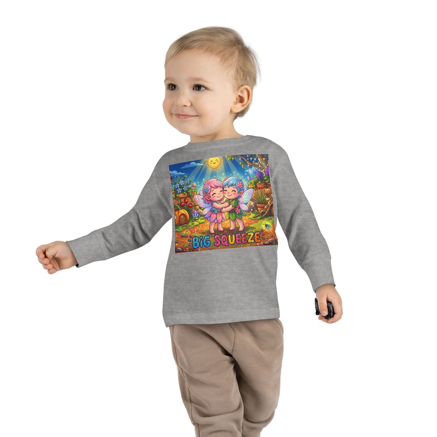 Big Squeeze Fairy Toddler Long Sleeve Tee