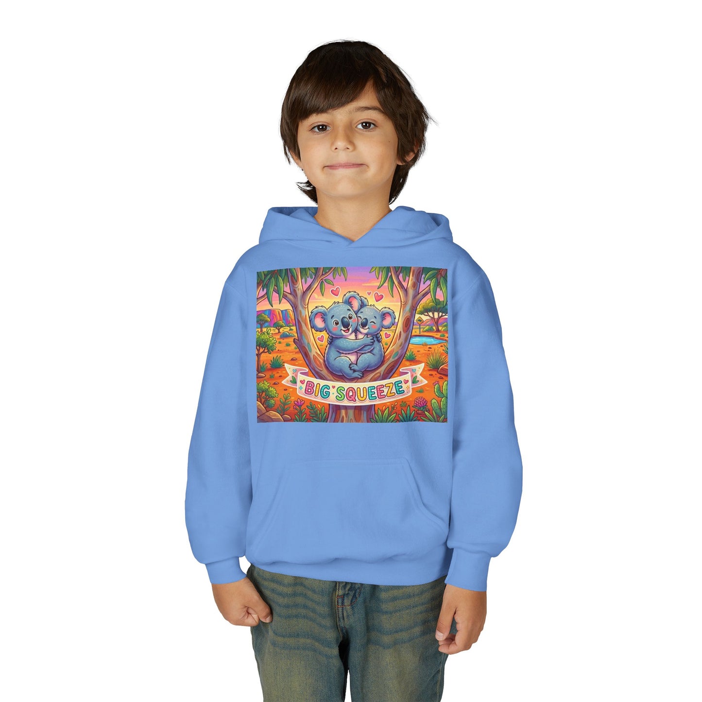 Big Squeeze Koala Youth Heavy Blend Hooded Sweatshirt