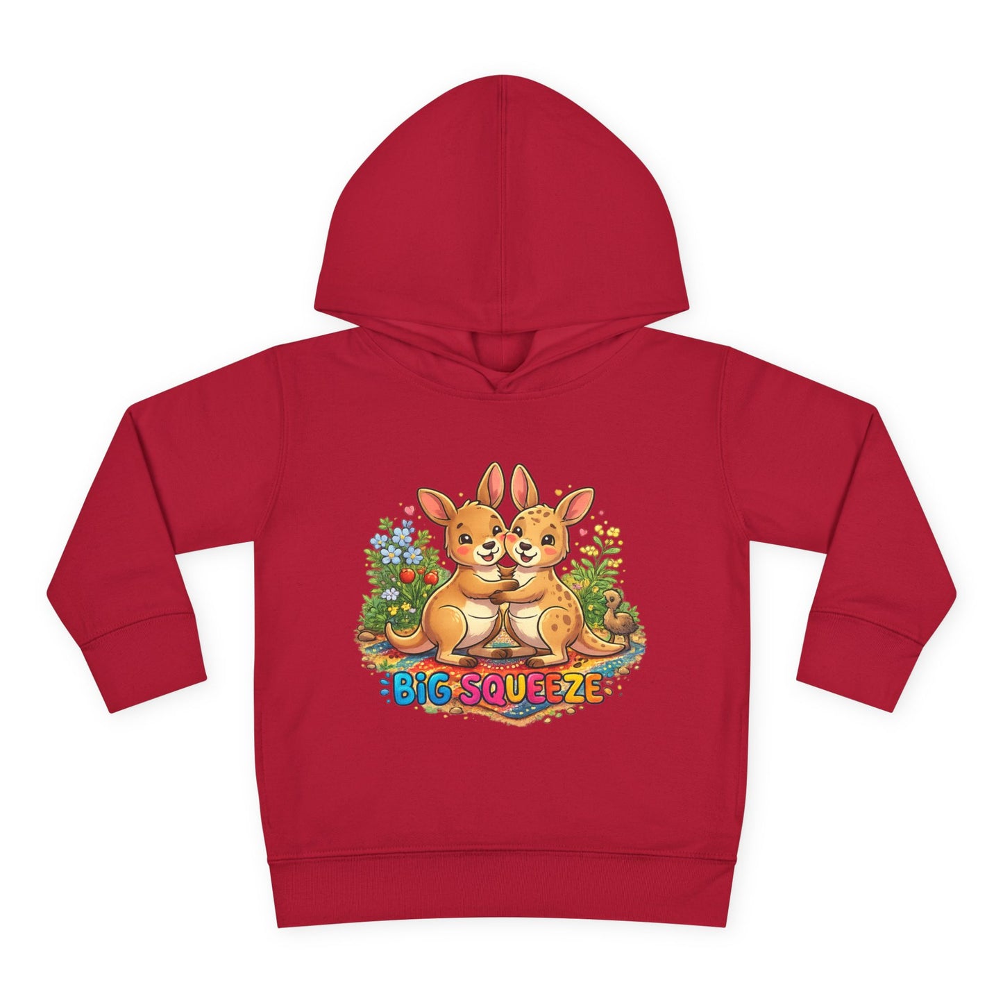 Big Squeeze Kangaroo Toddler Pullover Fleece Hoodie