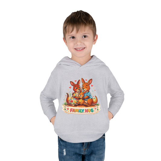 Family Hug Kangaroo Toddler Pullover Fleece Hoodie