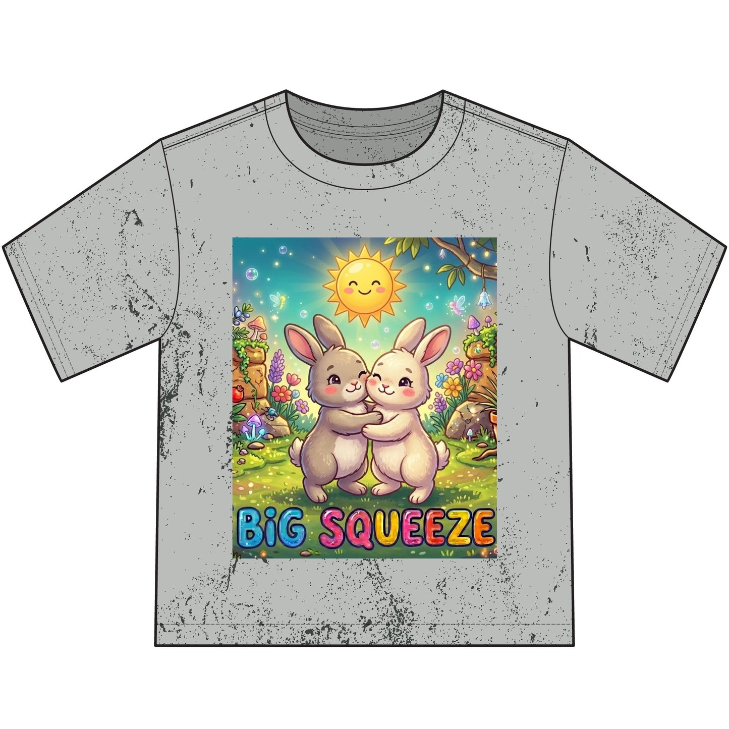 Big Squeeze Bunny Heavyweight Color Blast Youth T-Shirt