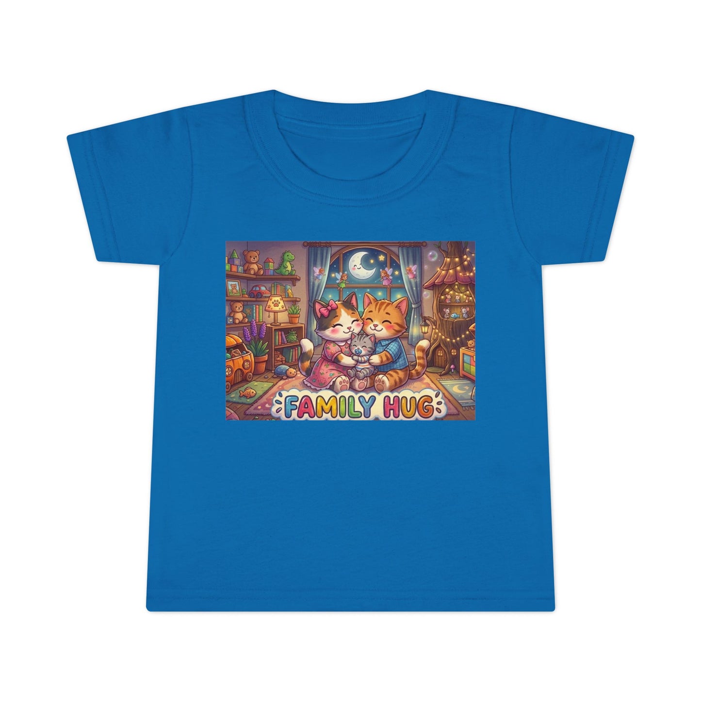 Family Hug Kitten Toddler T-shirt